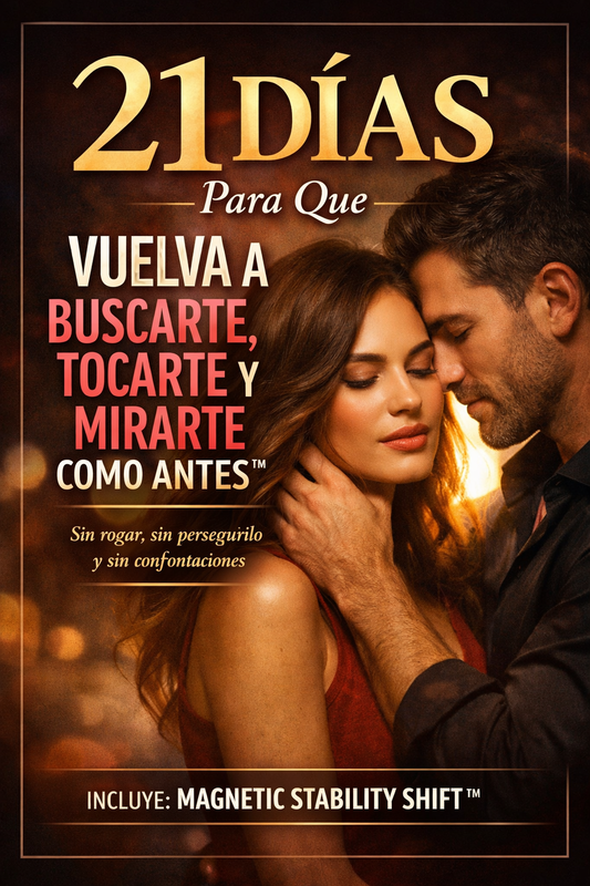 21 Días Para Que Vuelva a Buscarte, Tocarte y Mirarte Como Antes™ (Magnetic Stability Shift™)
